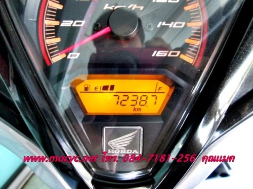 CLICK125 i สีขาวเทา รถปี 55 เดือน พ. ย. ไมล์ 7 พันโล (มีเล่มพร้อมโอน ) 29900