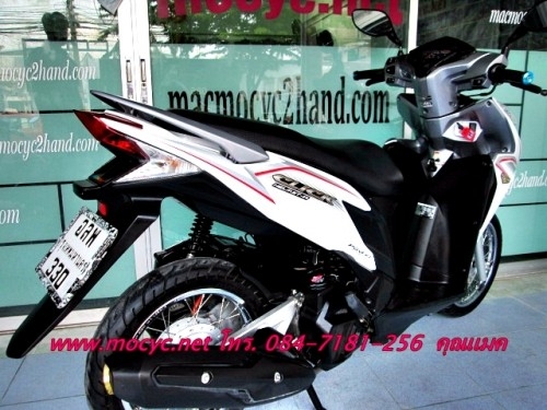 CLICK125 i สีขาวเทา รถปี 55 เดือน พ. ย. ไมล์ 7 พันโล (มีเล่มพร้อมโอน ) 29900