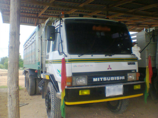 ขายรถบรรทุกสิบล้อดั๊มพ์ Mitsubishi TC เครื่อง 6D17 2 เพลาดั๊มพ์มิเนียม ปี 38