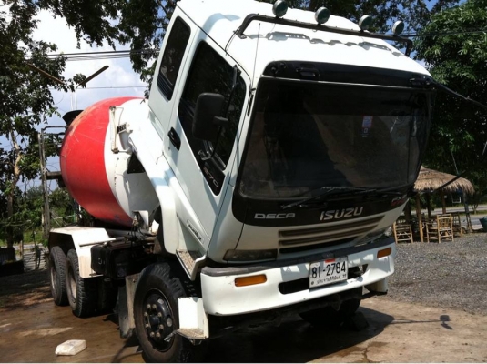ISUZU DECA FXZ 270 แรงม้า รถคอนกรีตผสมเหลว-รถปี-2549