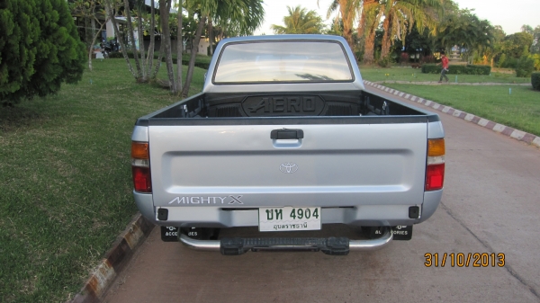 ขายรถกระบะไมตี้เอ็กปี1996/39 สีบร์อนเงินสวยๆไม่มีแม้รอยตำหนิสภาพเหมือนใหม่ออกจากศูนย์+เอกสารพร้อมโอน+ภาษีเต็มถึงมกราคา2558ต่อให้ข้ามปีเลยครับ+พวงมาลัยพาเวอร์โรงงาน+แอร์เย็นจัด+เครื่องเสียงชีดี+แม๊กไลเนอน์ใหม่+ล้อแม็กขอบ15 รถสภาพพร้อมใช้งานใช้งานน้อยไม่เคย ขายรถกระบะไมตี้เอ็กปี1996/39 สีบร์อนเงินสวยๆไม่มีแม้รอยตำหนิสภาพเหมือนใหม่ออกจากศูนย์+เอกสารพร้อมโอน+ภาษีเต็มถึงมกราคา2558ต่อให้ข้ามปีเลยครับ+พวงมาลัยพาเวอร์โรงงาน+แอร์เย็นจัด+เครื่องเสียงชีดี+แม๊กไลเนอน์ใหม่+ล้อแม็กขอบ15 รถสภาพพร้อมใช้งานใช้งานน้อยไม่เคย