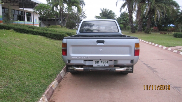 ขายรถกระบะไมตี้เอ็กปี1996/39 สีบร์อนเงินสวยๆไม่มีแม้รอยตำหนิสภาพเหมือนใหม่ออกจากศูนย์+เอกสารพร้อมโอน+ภาษีเต็มถึงมกราคา2558ต่อให้ข้ามปีเลยครับ+พวงมาลัยพาเวอร์โรงงาน+แอร์เย็นจัด+เครื่องเสียงชีดี+แม๊กไลเนอน์ใหม่+ล้อแม็กขอบ15 รถสภาพพร้อมใช้งานใช้งานน้อยไม่เคย ขายรถกระบะไมตี้เอ็กปี1996/39 สีบร์อนเงินสวยๆไม่มีแม้รอยตำหนิสภาพเหมือนใหม่ออกจากศูนย์+เอกสารพร้อมโอน+ภาษีเต็มถึงมกราคา2558ต่อให้ข้ามปีเลยครับ+พวงมาลัยพาเวอร์โรงงาน+แอร์เย็นจัด+เครื่องเสียงชีดี+แม๊กไลเนอน์ใหม่+ล้อแม็กขอบ15 รถสภาพพร้อมใช้งานใช้งานน้อยไม่เคย