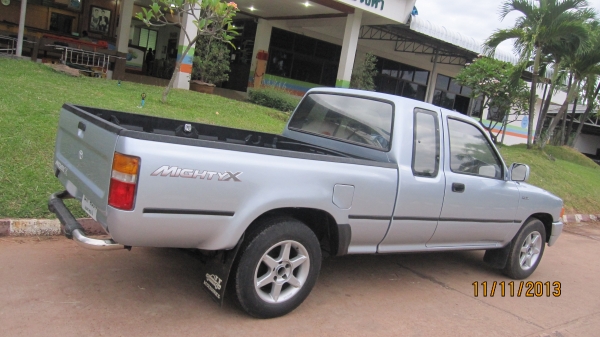 ขายรถกระบะไมตี้เอ็กปี1996/39 สีบร์อนเงินสวยๆไม่มีแม้รอยตำหนิสภาพเหมือนใหม่ออกจากศูนย์+เอกสารพร้อมโอน+ภาษีเต็มถึงมกราคา2558ต่อให้ข้ามปีเลยครับ+พวงมาลัยพาเวอร์โรงงาน+แอร์เย็นจัด+เครื่องเสียงชีดี+แม๊กไลเนอน์ใหม่+ล้อแม็กขอบ15 รถสภาพพร้อมใช้งานใช้งานน้อยไม่เคย ขายรถกระบะไมตี้เอ็กปี1996/39 สีบร์อนเงินสวยๆไม่มีแม้รอยตำหนิสภาพเหมือนใหม่ออกจากศูนย์+เอกสารพร้อมโอน+ภาษีเต็มถึงมกราคา2558ต่อให้ข้ามปีเลยครับ+พวงมาลัยพาเวอร์โรงงาน+แอร์เย็นจัด+เครื่องเสียงชีดี+แม๊กไลเนอน์ใหม่+ล้อแม็กขอบ15 รถสภาพพร้อมใช้งานใช้งานน้อยไม่เคย