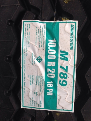 ขายยาง เรเดียล บริสโตน M789 ขนาด 10.00 R20