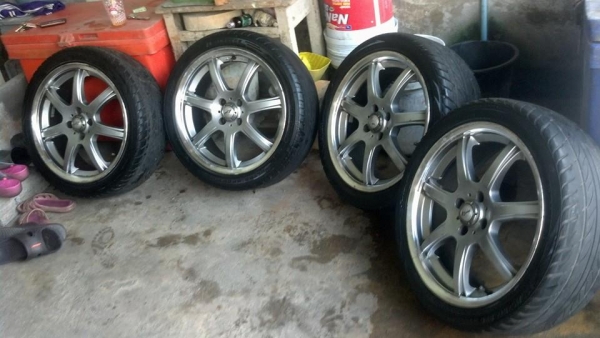 แม็ก 17 กว้าง 7 ออฟ 40 งาน Kspeed ขนาด 4 รู 100