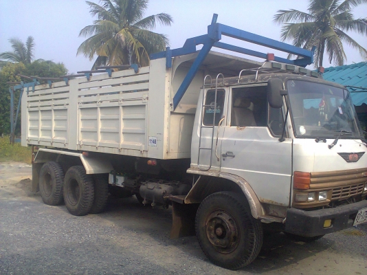 ขาย HINO FM18  เครื่องho7cกระบะดั้ม2เพลาเดิมพร้อมใช้งาน