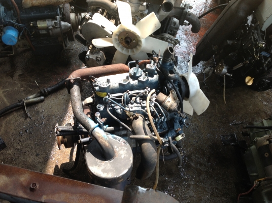 ขายเครื่องคูโบต้าเก่าญี่ปุ่น 3สูบ รุ่น D722 ขนาด 18 แรงม้าสภาพสวยมากๆ