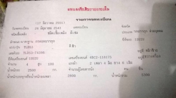รถอีซูซุ 4 ล้อ 100 แรงม้า ปี 43 ( รถประกอบ ) สนใจติดต่อ 081 - 6079515 รถอีซูซุ 4 ล้อ 100 แรงม้า ปี 43 ( รถประกอบ ) สนใจติดต่อ 081 - 6079515