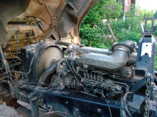 ขายด่วนรถสิบล้อHINO3Hดรั้ม2เพลาเครือง195แรงม้า