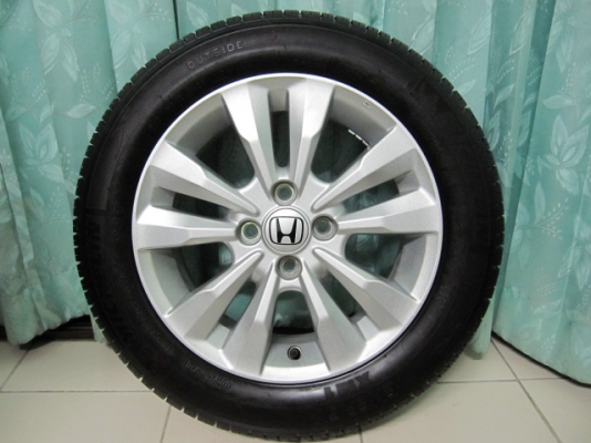 ขายล้อแม็ก Honda City พร้อมยาง MICHELIN ป้ายแดงปี 13 ขอบ 15