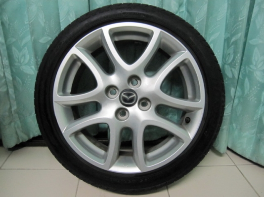 ขายล้อแม็ก Mazda 2 ขอบ 16 พร้อมยาง DUNLOP ปี 12