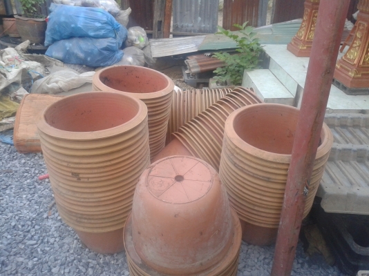 กระถางต้นไม้ ใบละ 25 บาท