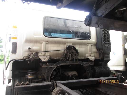 HINO-MEGA-260-ปี48ดั้มเกษตร-พ่วงแม่ลูก-แม่กะบะเหล็กพนัส-ลูกกะบะเหล็กพนัส-ลูก2คาน--