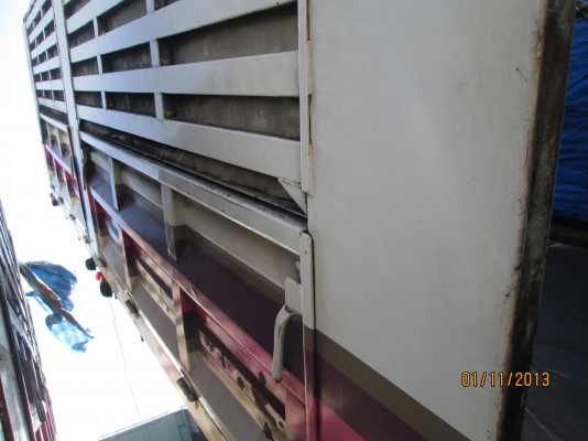 HINO-MEGA-260-ปี48ดั้มเกษตร-พ่วงแม่ลูก-แม่กะบะเหล็กพนัส-ลูกกะบะเหล็กพนัส-ลูก2คาน--