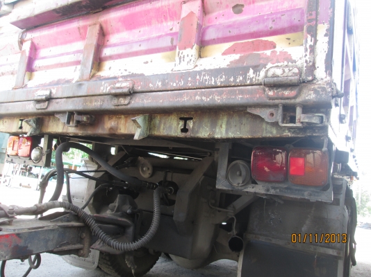 HINO-MEGA-260-ปี48ดั้มเกษตร-พ่วงแม่ลูก-แม่กะบะเหล็กพนัส-ลูกกะบะเหล็กพนัส-ลูก2คาน--