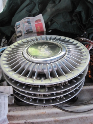 ขายล้อกะทะขอบ14 พร้อมฝาครอบญี่ปุ่นแท้