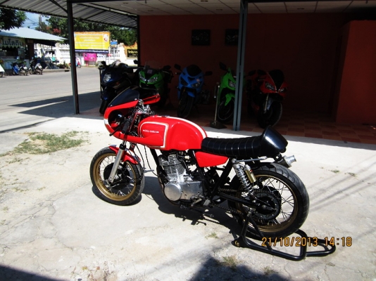 sr400 อินวอย สรรพสามิตร แต่งเต็มๆ ทำไปเยอะรถสวยกริฟ