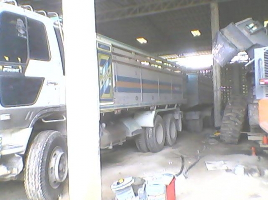 ขายรถบรรทุกแม่+ลูก ดั๊มพ์ HINO 2K เครื่อง 260 แรง ดั๊มพ์มิเนียมแม่ลูก ลูก 3 คานยัด  ปี44