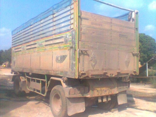 ขายรถบรรทุกแม่+ลูก HINO 3M  วางเครื่อง J13C 360 แรง แม่ดั๊มพ์เหล็กช.ทวี ลูกมิเนียม 2 คาน