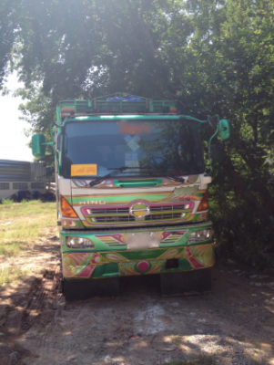 ขายรถบรรทุกแม่+ลูก HINO 344 ปี 52  ด.คอกเกษตร ยางใหม่ แอร์พร้อม ลูก 3 คานแท้ 7.20 เมตร