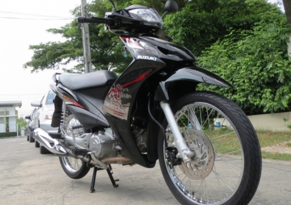 Suzuki Shogun Axelo 125 CC หัวฉีด รถไม่ถึงปี สตาร์ทมือ เดิมแท้ดี ไม่มีบิวด์ เพียง 24,500 บาท Suzuki Shogun Axelo 125 CC หัวฉีด รถไม่ถึงปี สตาร์ทมือ เดิมแท้ดี ไม่มีบิวด์ เพียง 24,500 บาท