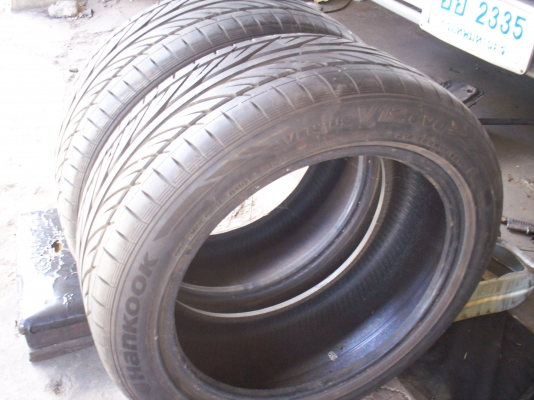 ยาง215 50 R17ยี่ห้อHANKOOKปี2010ดอกเต็ม มี2เส้น เส้นละ1000บาท