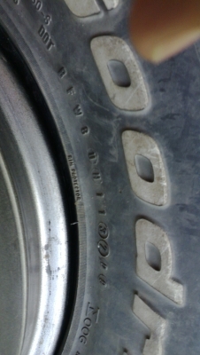 ยาง BF All 265-75-16 ปี 09 เอาไว้ใส่ลุย