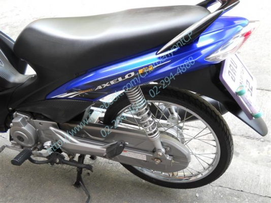 SUZUKI SHOGUN 125 AXELO ปี 2012 สายพันธุ์ครอบครัวสไตล์สปอร์ต สตาร์ทมือ สภาพใหม่ พร้อมใช้ SUZUKI SHOGUN 125 AXELO ปี 2012 สายพันธุ์ครอบครัวสไตล์สปอร์ต สตาร์ทมือ สภาพใหม่ พร้อมใช้