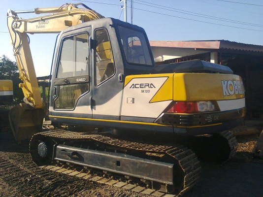 ขายด่วนKOBELCO sk120มาคร์ที ติดระบบหัวลายกระเเทกรถนำเข้าเก่าญี่ปุ่นแท้ไม่เคยใช้งานเมืองไทยเลยชั่วโมงทำงานน้อย 43xx