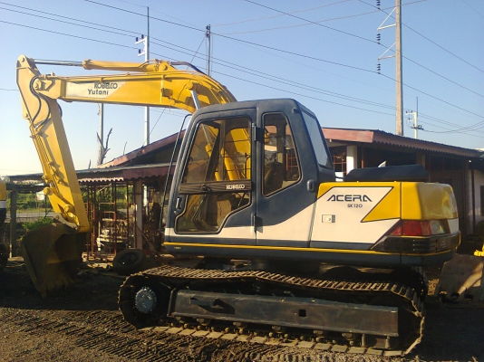 ขายด่วนKOBELCO sk120มาคร์ที ติดระบบหัวลายกระเเทกรถนำเข้าเก่าญี่ปุ่นแท้ไม่เคยใช้งานเมืองไทยเลยชั่วโมงทำงานน้อย 43xx