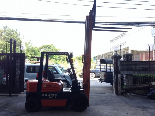 ขายรถยกโตโยต้า TOYOTA 5FD20 ขนาด 2 ตัน เครื่องดีเซล 867 ชั่วโมง (003) ขายรถยกโตโยต้า TOYOTA 5FD20 ขนาด 2 ตัน เครื่องดีเซล 867 ชั่วโมง (003)