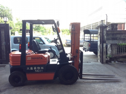 ขายรถยกโตโยต้า TOYOTA 5FD20 ขนาด 2 ตัน เครื่องดีเซล 867 ชั่วโมง (003)