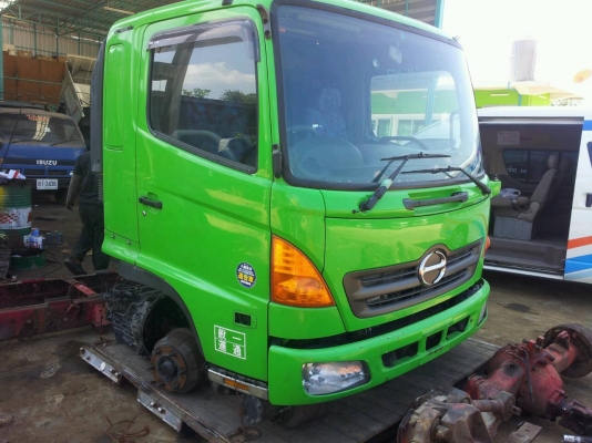 รถโม่10ล้อเล็ก6-7คิว Hino Mega หัวแค๊ป น๊อต6ตัว 2เพลา 6x4 มีระบบDL