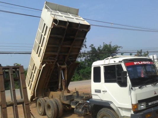 ขายรถบรรทุกสิบล้อดั๊มพ์ Mitsubishi TD เครื่อง 6D16 turbo ซีเรียล 5,977 ปี 43 ด.โคราช
