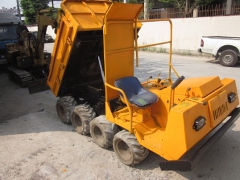 ขาย-รถบรรทุกล้อยาง Dumper เครื่องยนต์ดีเซล 2 สูบ MITSUBISHI: DD150  ขับเคลื่อน 8 ล้อ ยกดั๊มไฮโดรลิค