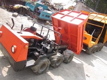 ขาย-รถบรรทุกล้อยาง / Dumper ดั๊มเปอร์ MITSUBISHI: AT5 เครื่องเบนซิน 2 สูบ ขับเคลื่อน 6 ล้อ = ราคา 78,000 บาท