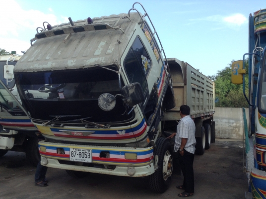 ขาย HINO 3H เครื่อง JO8เทอโบว์อินเตอร์ สองเพลาดั้ม