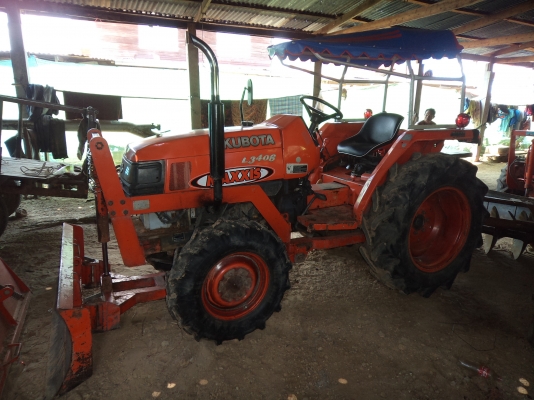 ขายราคา225000บาท รถไถคูโบต้า34แรง มีดันหน้า พร้อมผานหลัง