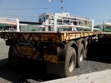 ขายหางเทรเลอร์RCK 3เพลาแท้ยกล้อได้จดปี53