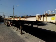 ขายหางเทรเลอร์RCK 3เพลาแท้ยกล้อได้จดปี53