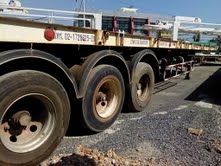 ขายหางเทรเลอร์RCK 3เพลาแท้ยกล้อได้จดปี53