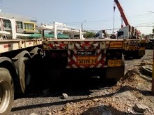 ขายหางเทรเลอร์RCK 3เพลาแท้ยกล้อได้จดปี53