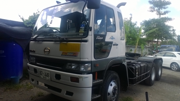 10ล้อหัวลากHINO FM2P เครื่องP11C รถห้างแท้ เดิมๆ สวยมาก ยางสวย