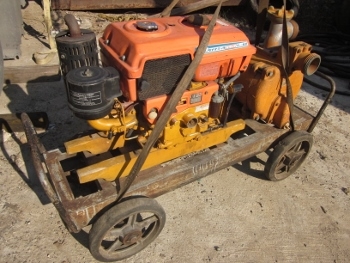 ขาย- เครื่องปั๊มน้ำ สูบน้ำ KUBOTA: E7-N เครื่องยนต์ดีเซล ท่อ 3.5 นิ้ว ขนาด 7 แรง