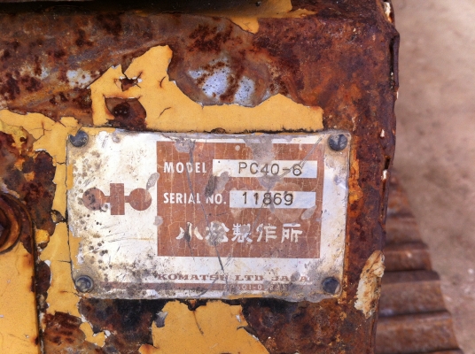 ขายแมคโคKomatsu PC40-6และรถตักKomatsu ขายด่วนๆรถใช้งานได้
