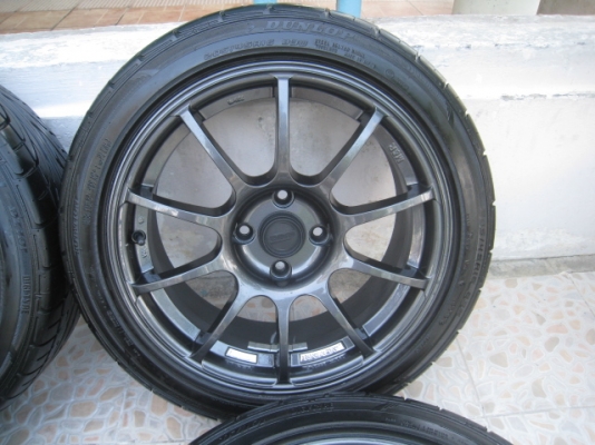 ขายล้อแม็กมือสอง Advan RS 16"x7" et38 4รู100 + ยางปี12 ล้อทำสีเทามาใหม่ครับ  สนใจติดต่อเล็กคลองสามครับ (081-3747940)