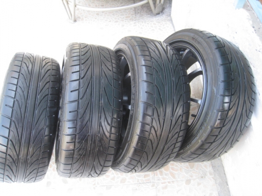 ขายล้อแม็กมือสอง Advan RS 16"x7" et38 4รู100 + ยางปี12 ล้อทำสีเทามาใหม่ครับ  สนใจติดต่อเล็กคลองสามครับ (081-3747940)