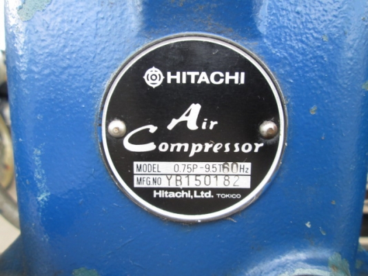 (เปลี่ยนมอเตอร์แล้วครับ) ปั๊มลมลูกสูบ HITACHI (เปลี่ยนมอเตอร์แล้วครับ) ปั๊มลมลูกสูบ HITACHI