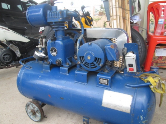 (เปลี่ยนมอเตอร์แล้วครับ) ปั๊มลมลูกสูบ HITACHI (เปลี่ยนมอเตอร์แล้วครับ) ปั๊มลมลูกสูบ HITACHI