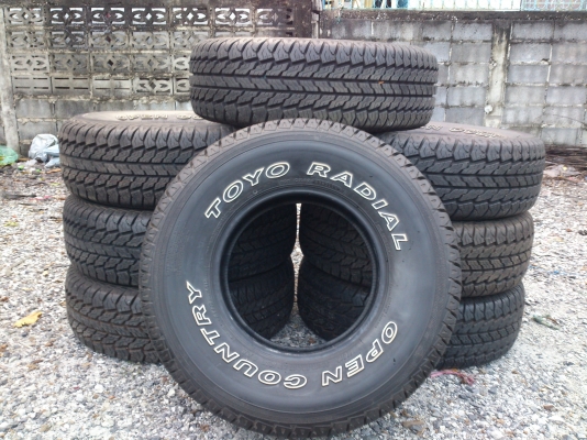 ขายยางใหม่เก่าเก็บ TOYO 31X10.50R15 MADE IN JAPAN จำนวน 2 ชุด  ชุดละ9500